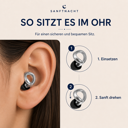 Sanftnacht Quiet – Reusable Earplugs