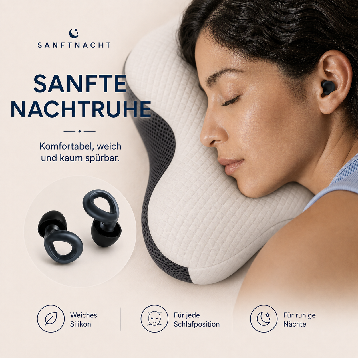 Sanftnacht Quiet – Reusable Earplugs