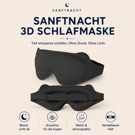 Sanftnacht Blackout – 3D-Schlafmaske